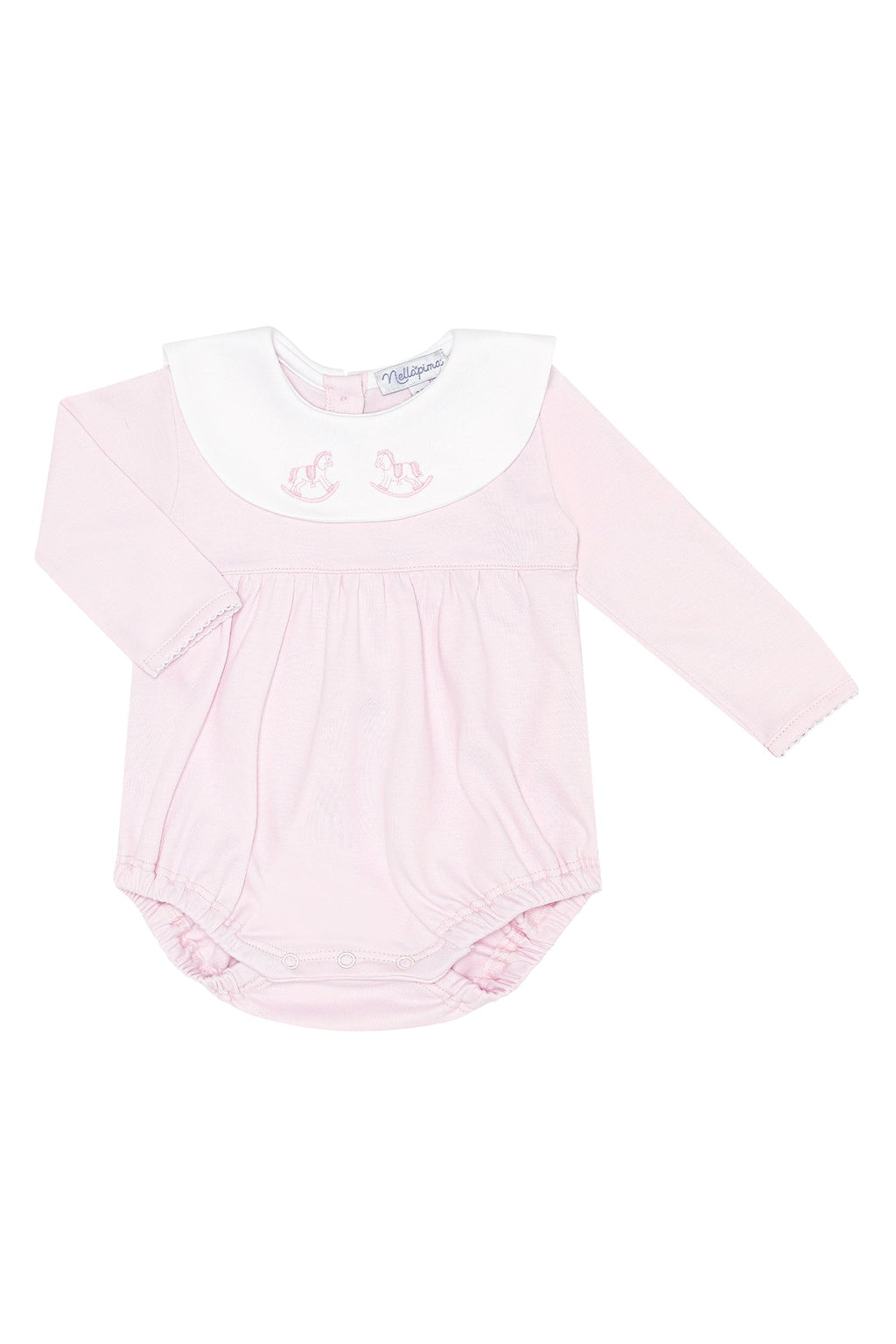 Rocking Horse Embroidered Bubble LS