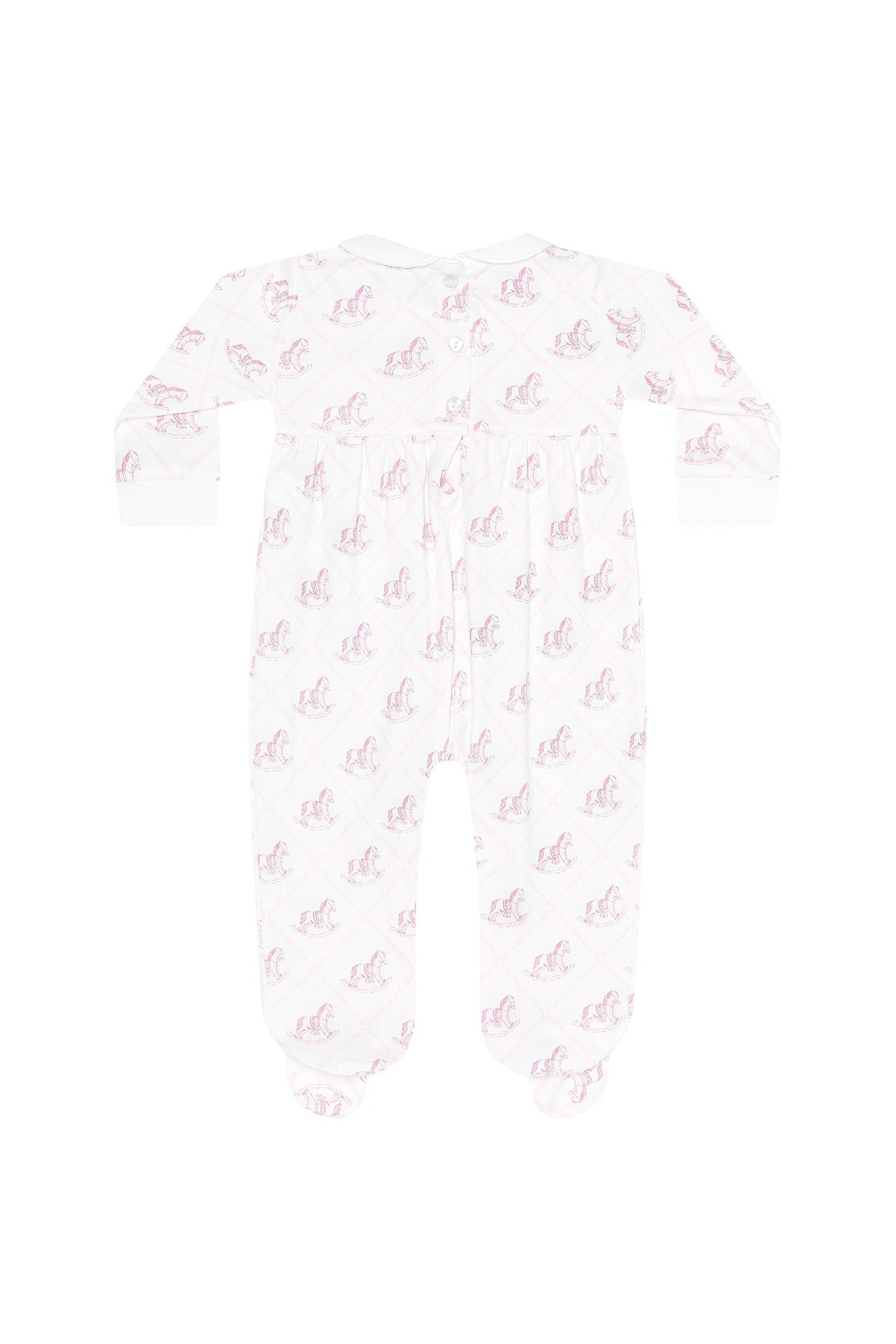Rocking Horse Smocked Footie