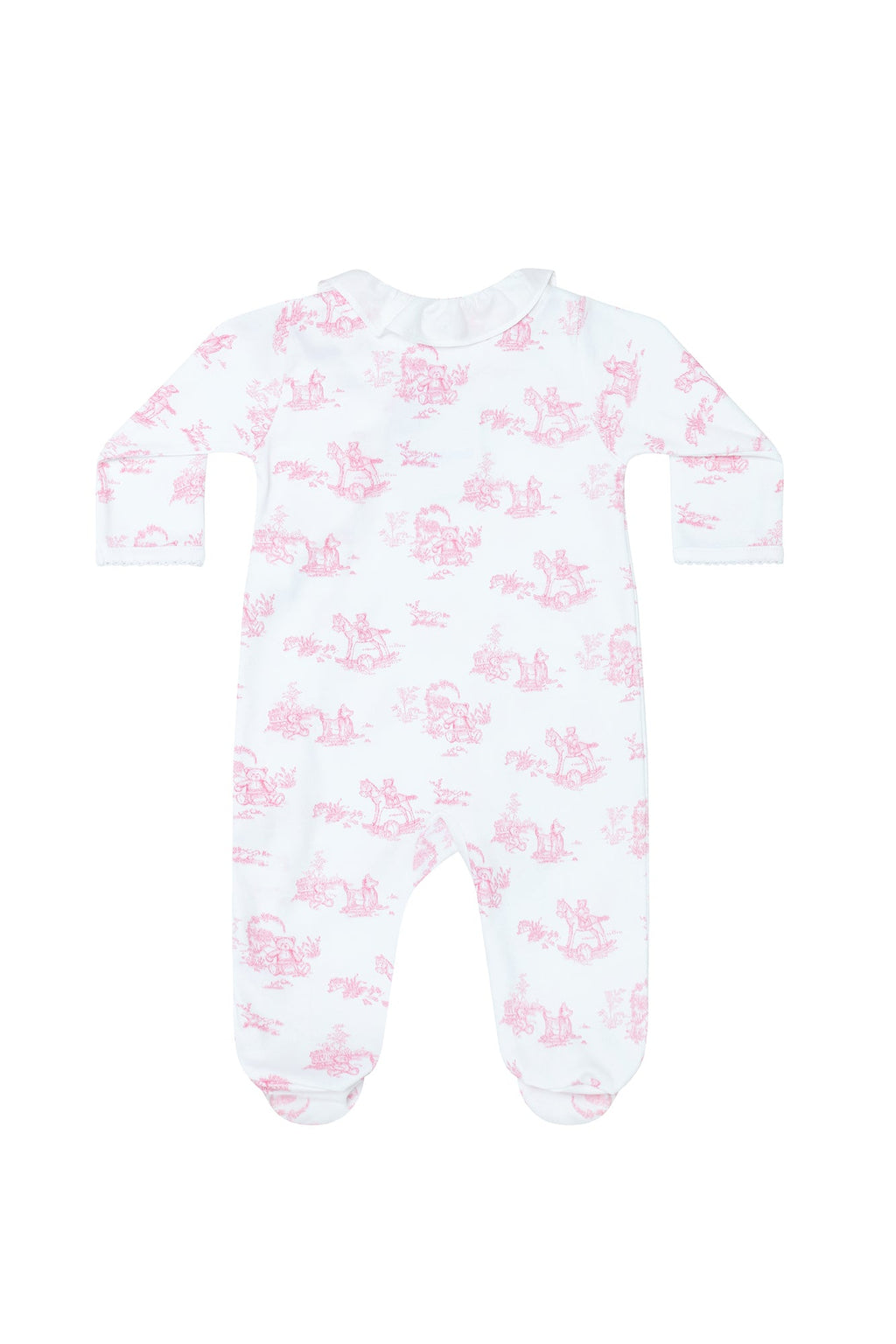 Toile Crossover Footie