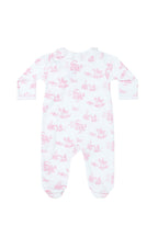 Toile Crossover Footie