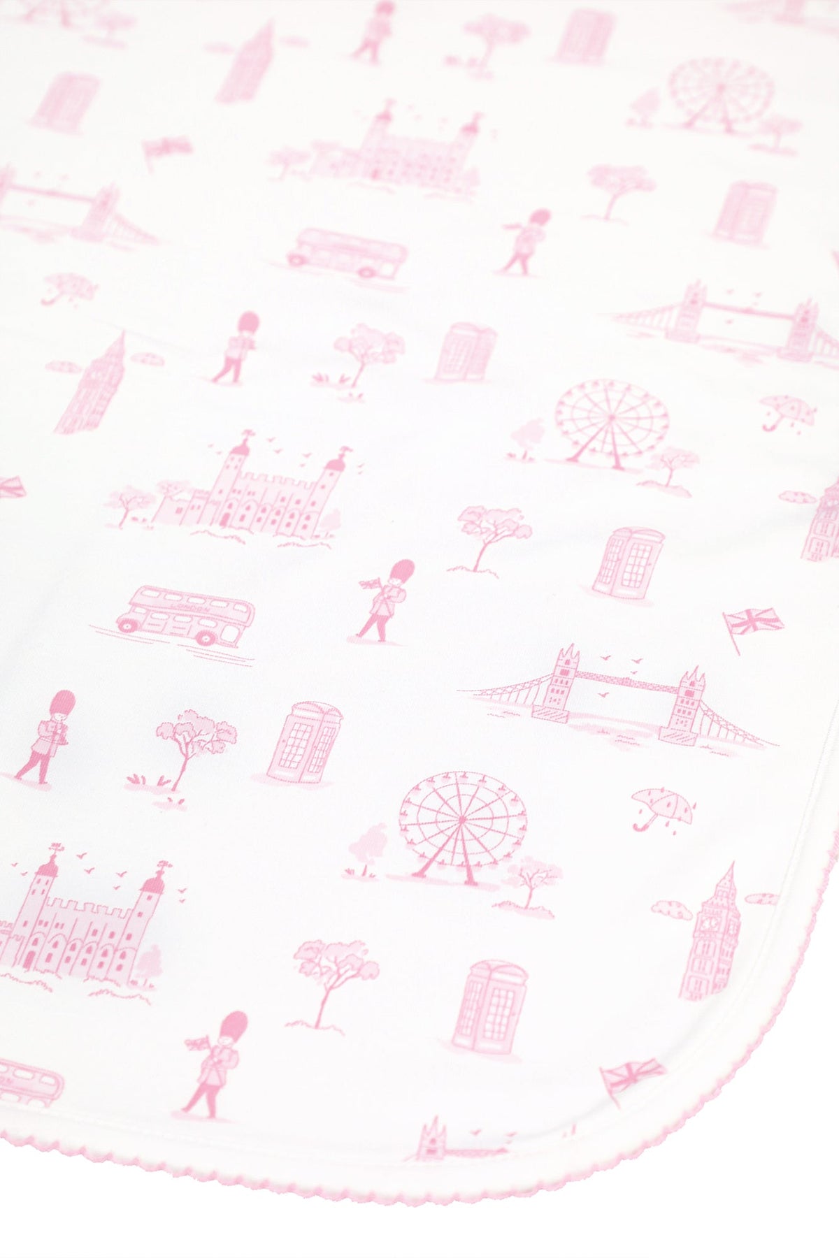 London Toile Receiving Blanket