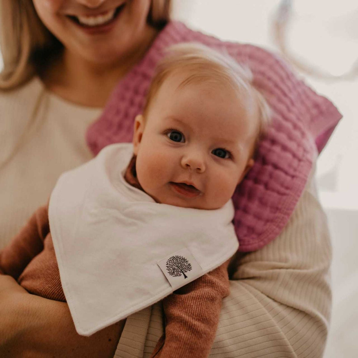 Muslin Burp Cloths (4 Pack)
