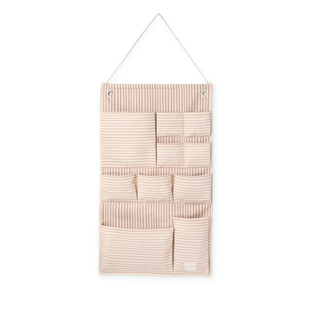 Hanging Wall Organizer — Stripes Away Peony
