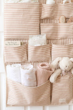 Hanging Wall Organizer — Stripes Away Peony