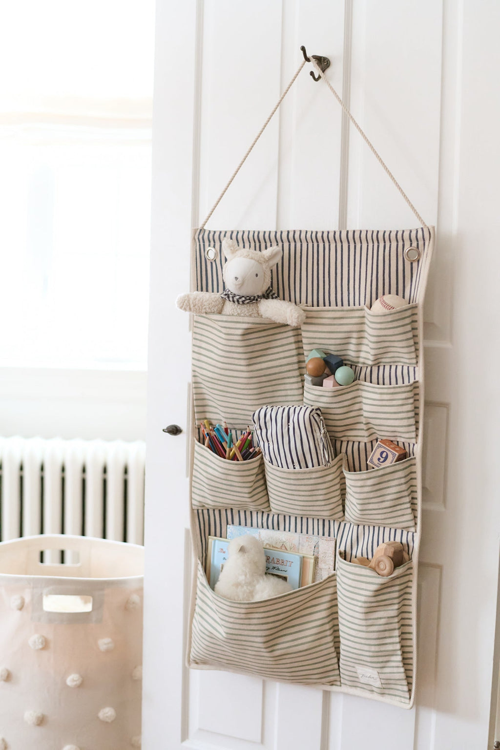 Hanging Wall Organizer — Stripes Away Sea