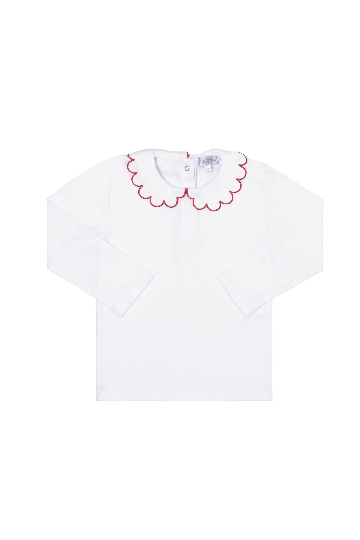 Nella Scallops Long Sleeve Tee