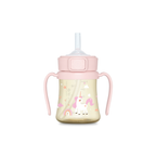 Grosmimi PPSU Straw Cup with Flip Top - 6oz (12 Months+)