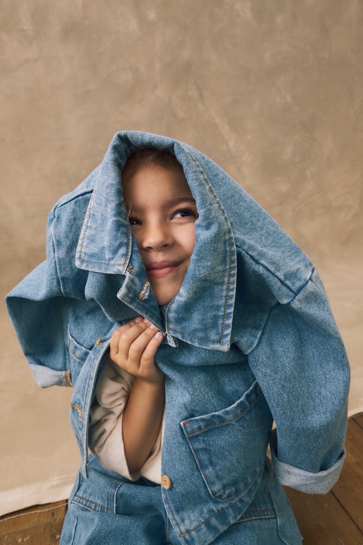 La chaqueta vaquera para niños