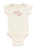 Mama's Favorite Gift Organic Baby Bodysuit