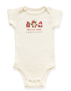 Chillin' With My Gnomies Organic Baby Bodysuit