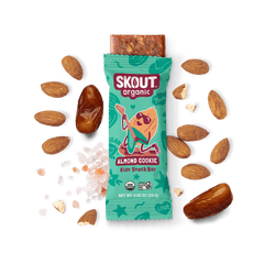 Barra orgánica de galleta de almendra para niños Skout