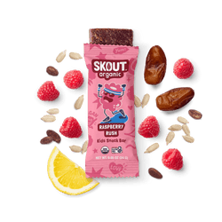 Barra para niños Skout Organic sabor Raspberry Rush