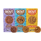 Paquete de galletas suaves horneadas y barritas para niños Skout Organic