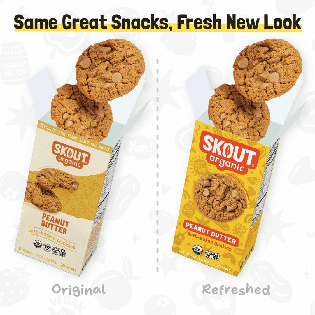 Galletas Blandas Skout Orgánicas de Mantequilla de Cacahuete