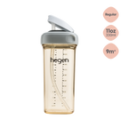 Hegen PPSU Straw Cup - 9 Months Plus - 330ml/11oz - Grey
