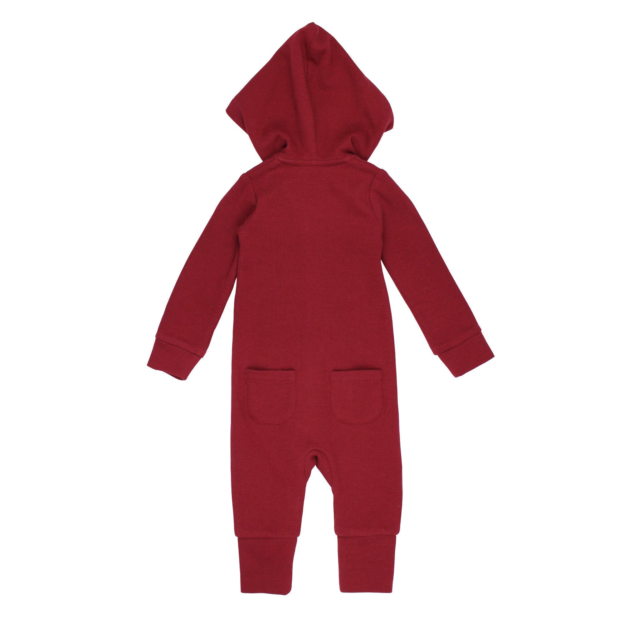 Crimson | Organic Thermal Zipper Romper