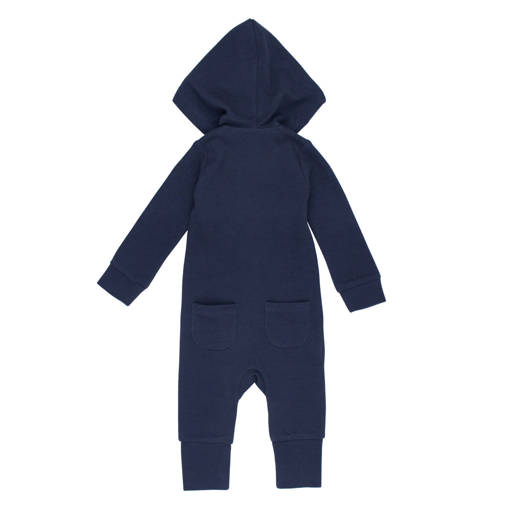 Midnight | Organic Thermal Zipper Romper
