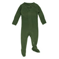 Forest | Organic Thermal Zipper Footie
