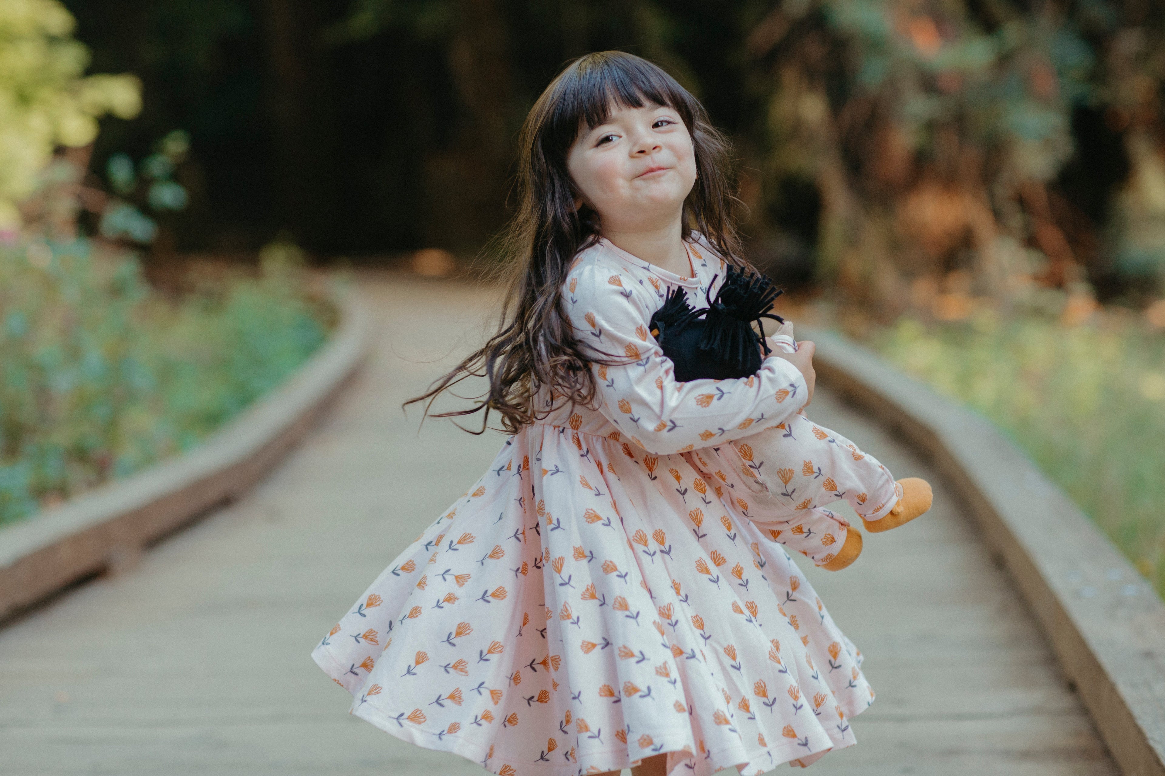Bamboo Blend Long Sleeve Twirly Tee Dress