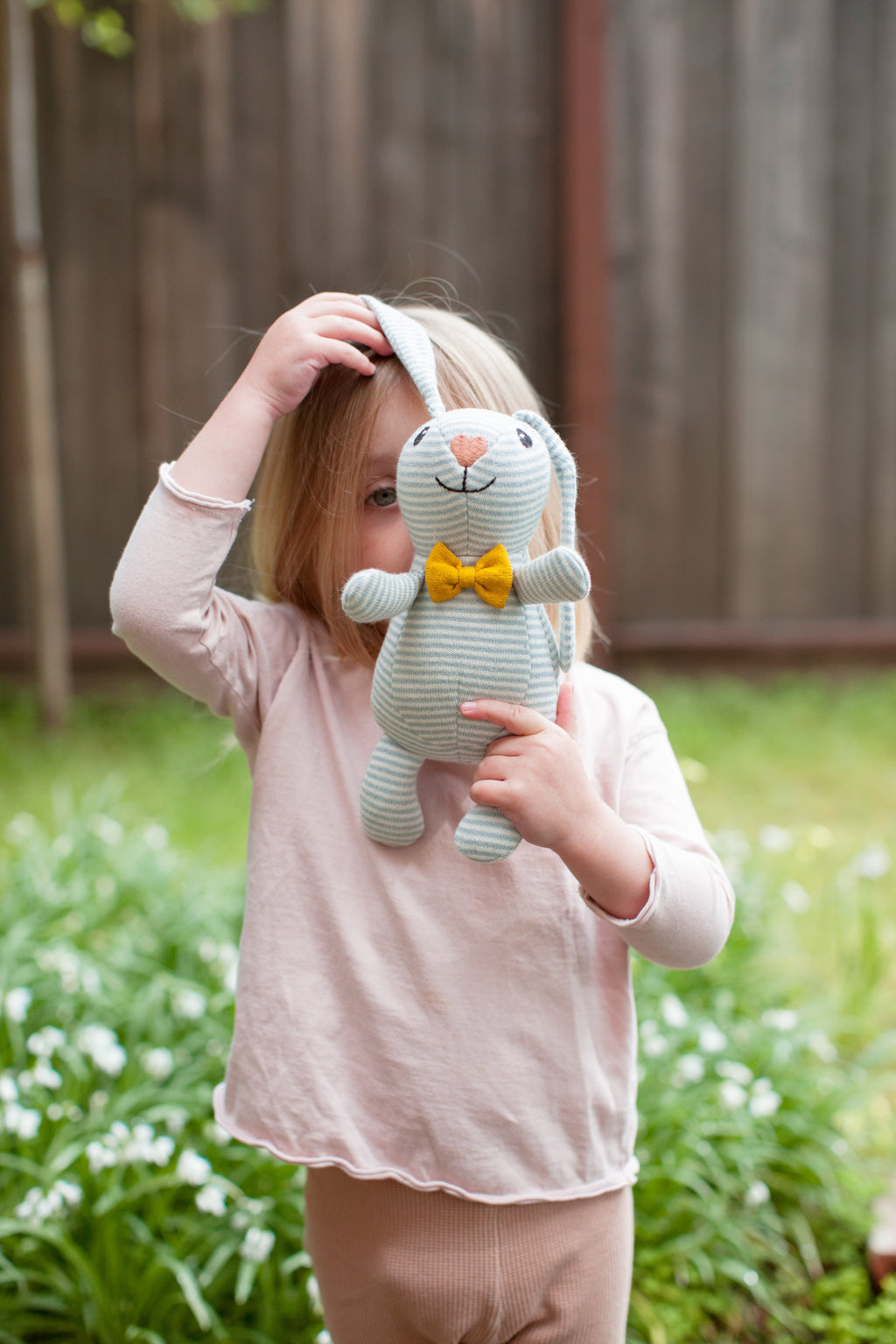 Conejo de Peluche de Punto con Diseños