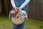 Knit Patterned Bunny Plush