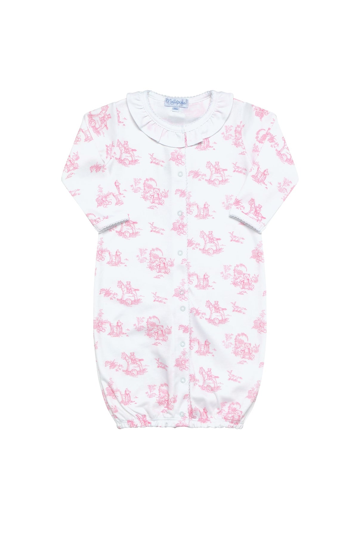 Toile Baby Converter Gown