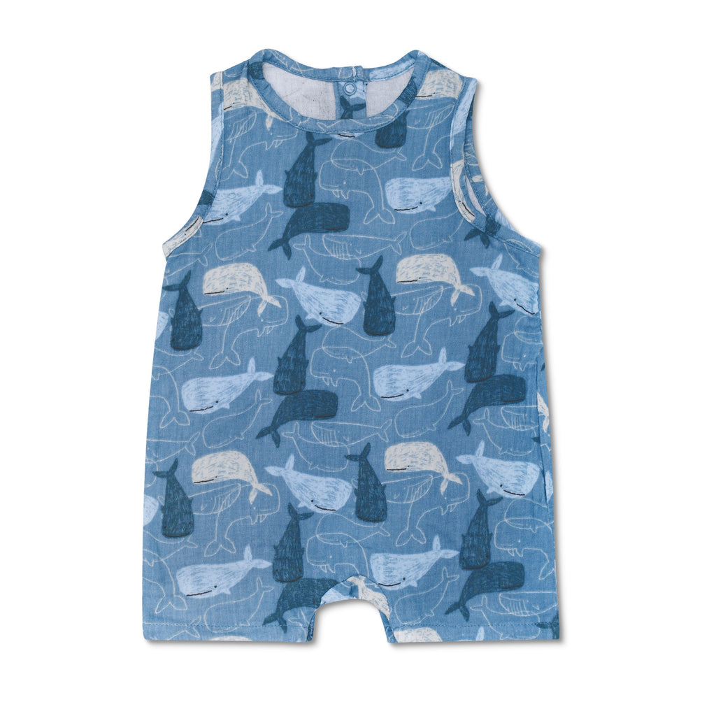 Muslin Sleeveless Coverall