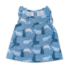 Muslin Flutter Sleeve Dress