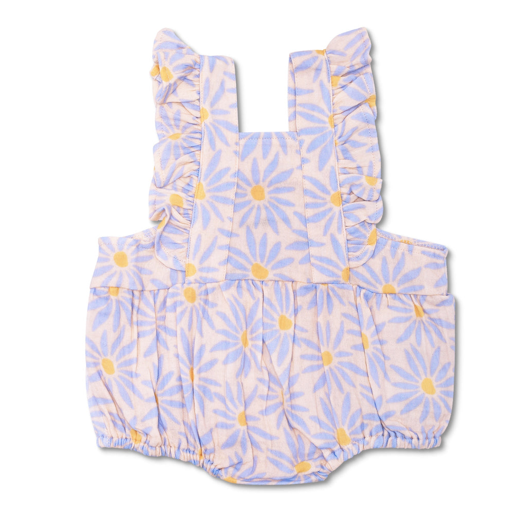 Muslin Flutter Sleeve Romper