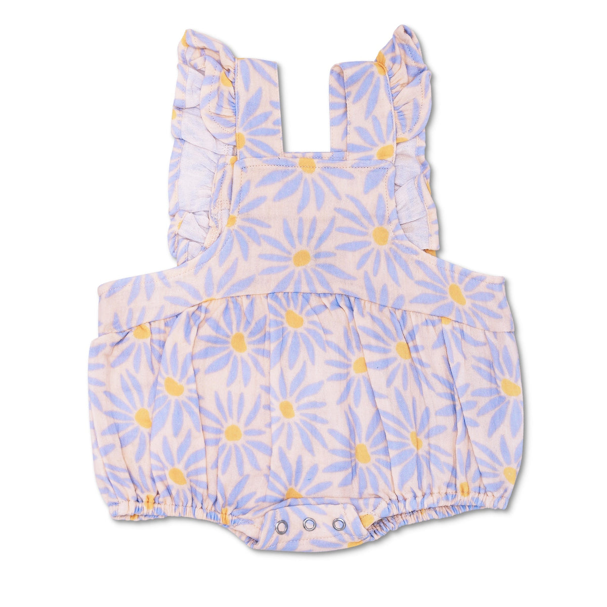 Muslin Flutter Sleeve Romper