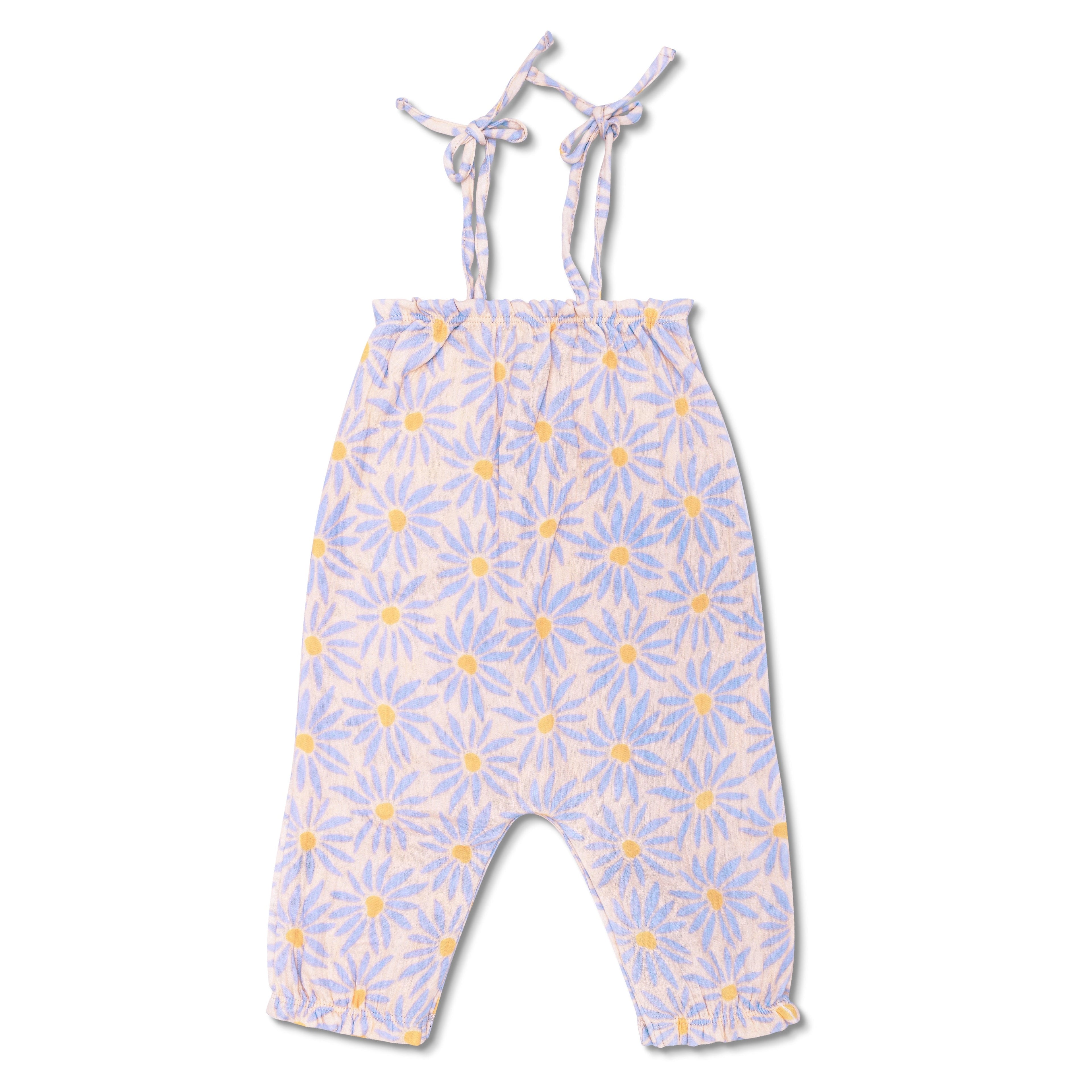 Muslin Tie Shoulder Jumpsuit