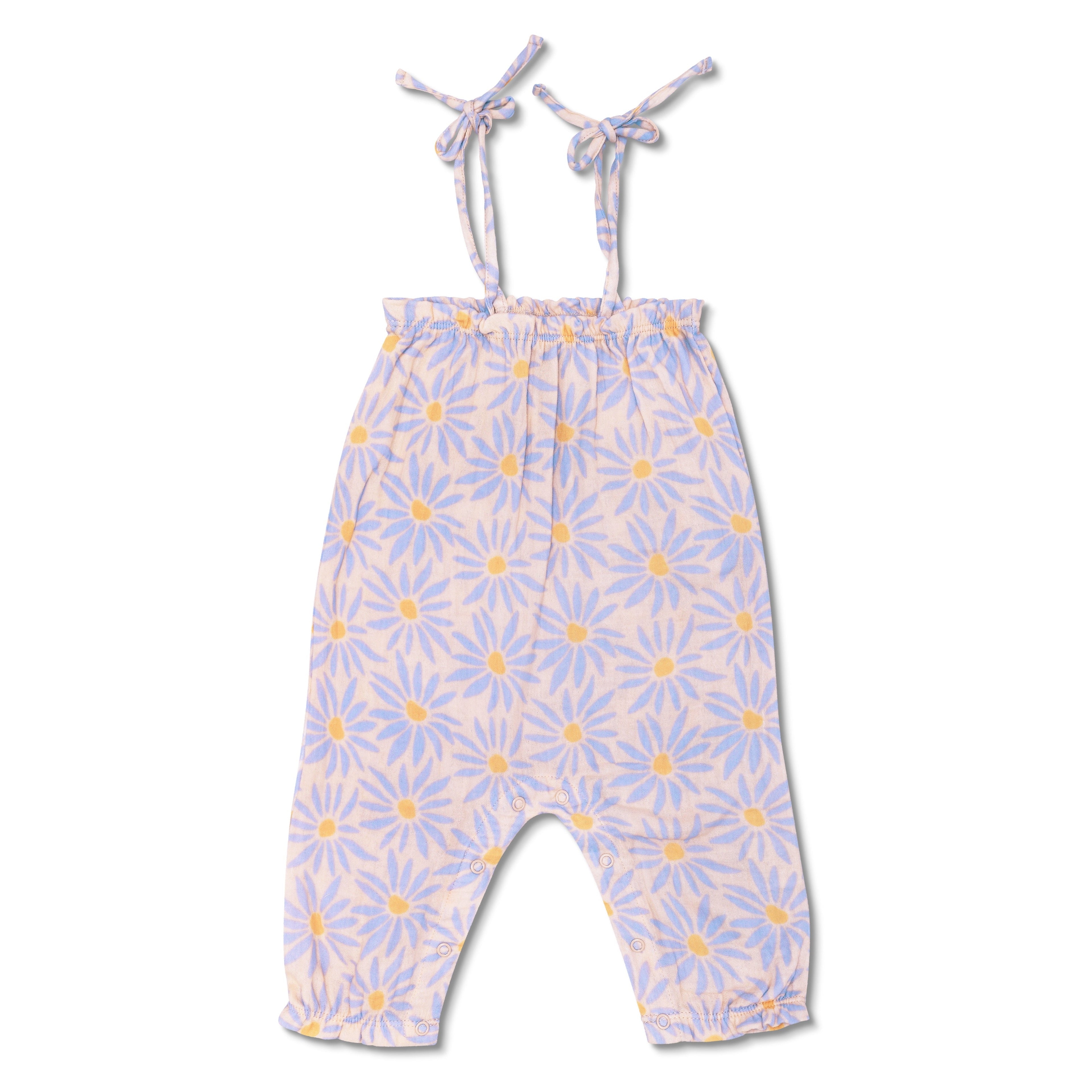 Muslin Tie Shoulder Jumpsuit