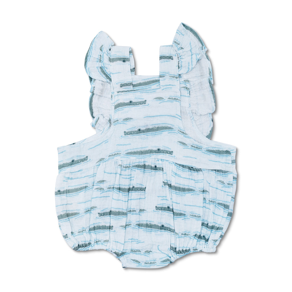 Muslin Flutter Sleeve Romper