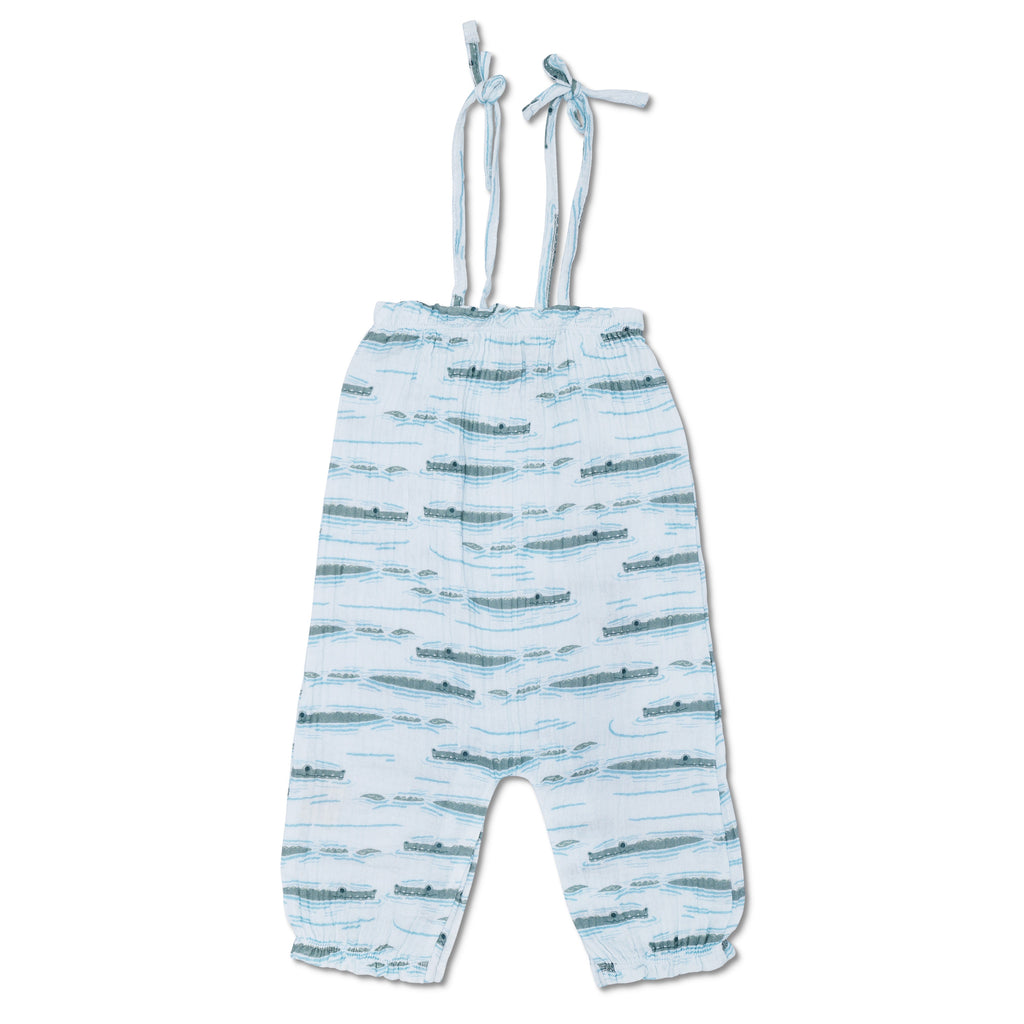Muslin Tie Shoulder Jumpsuit