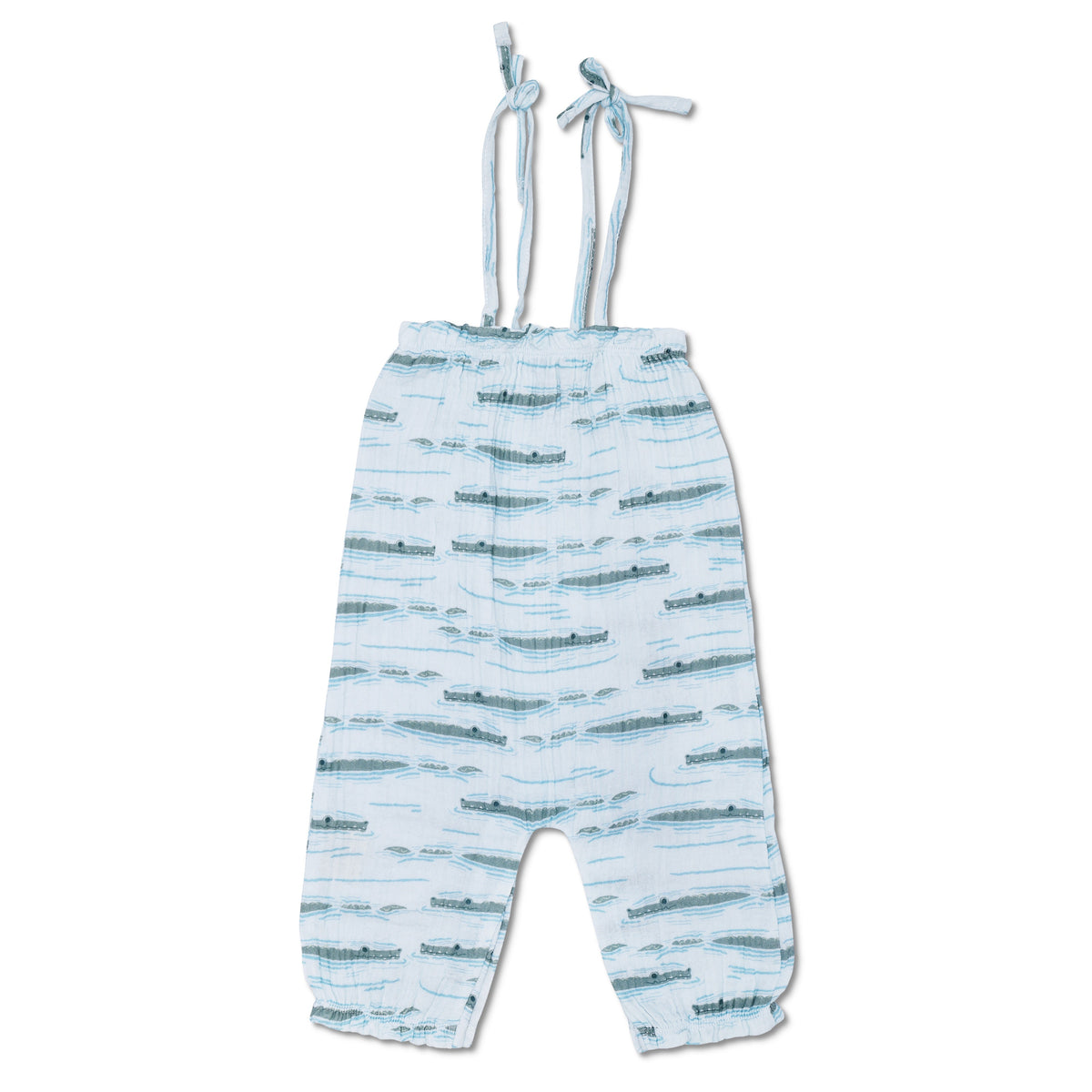 Muslin Tie Shoulder Jumpsuit