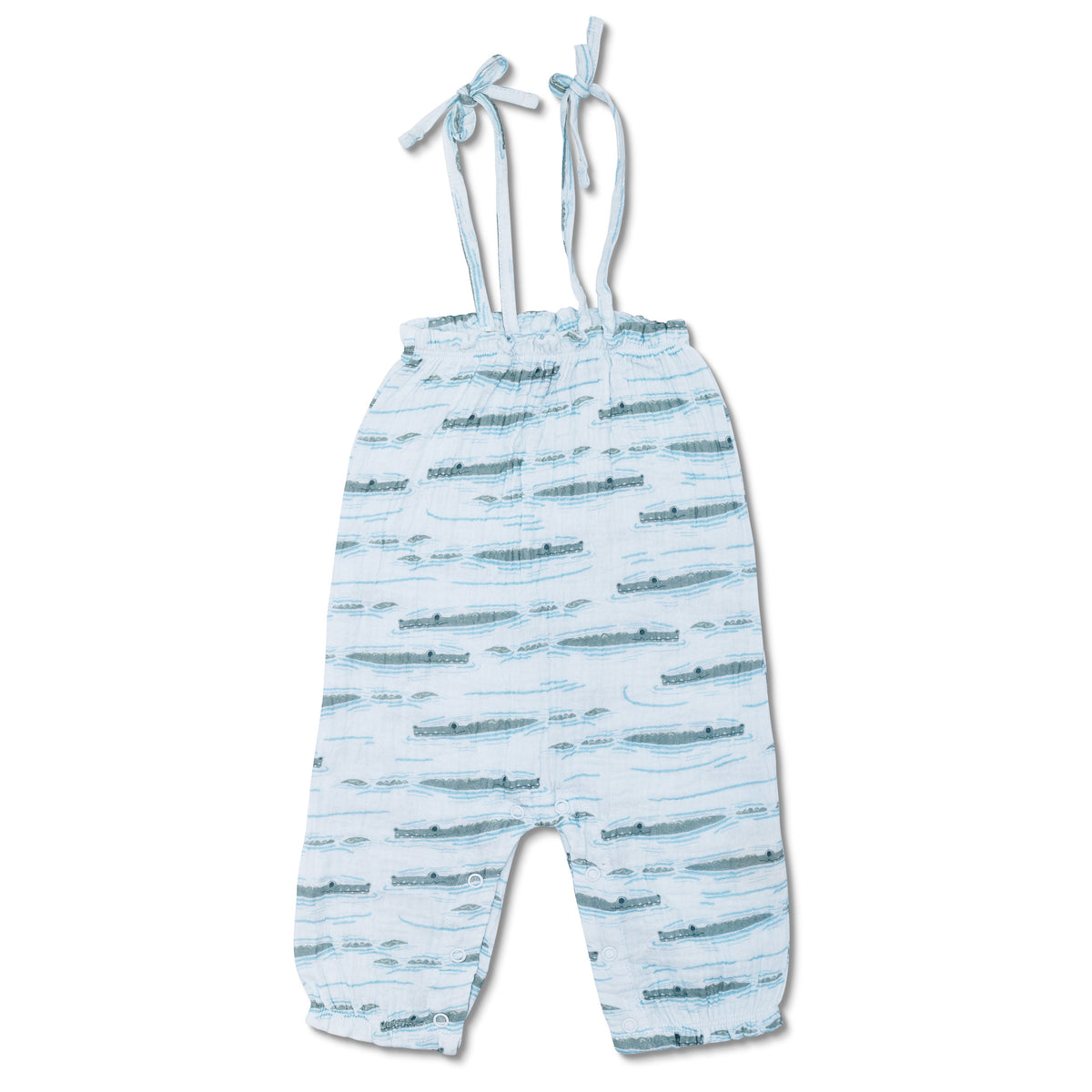 Muslin Tie Shoulder Jumpsuit