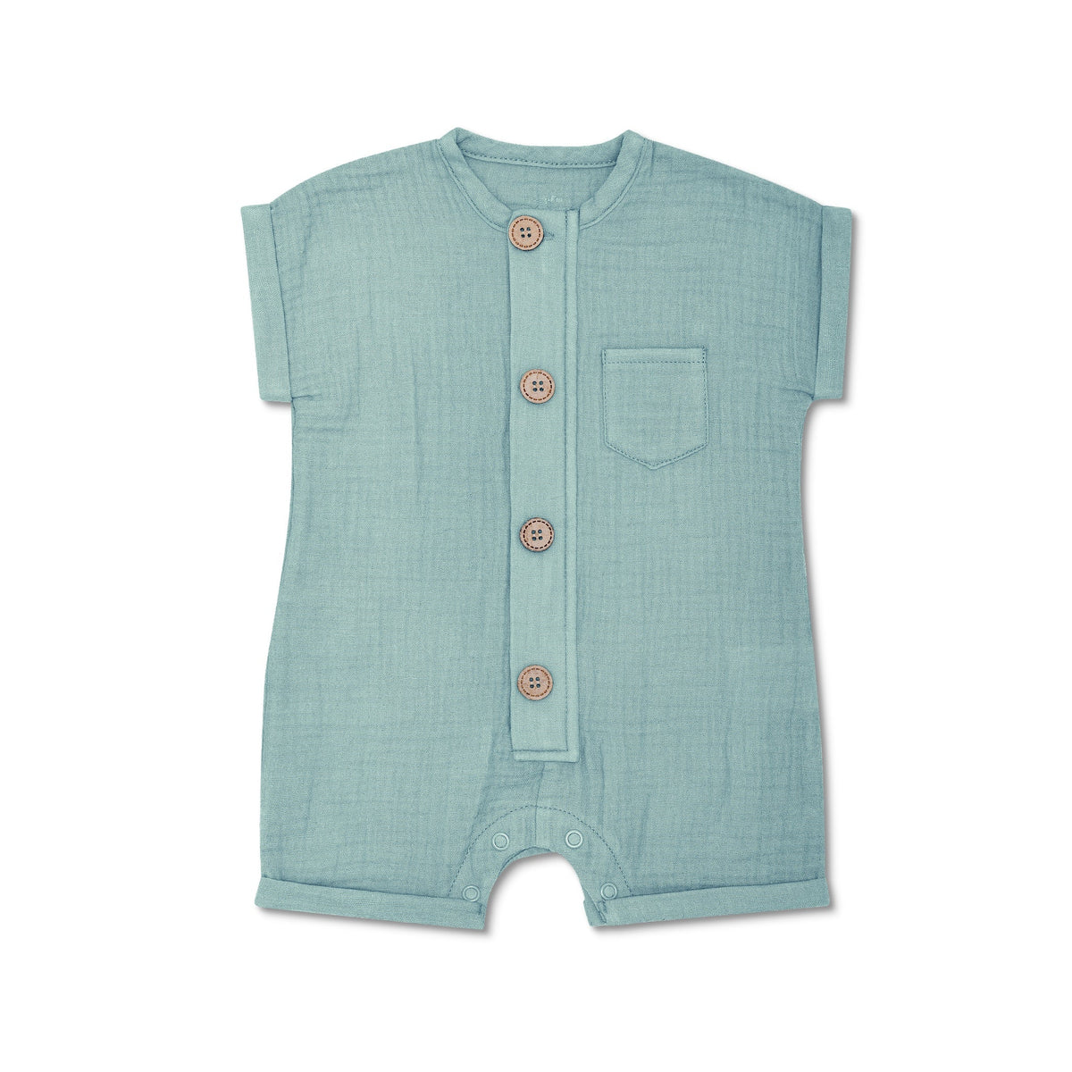 Muslin Short Sleeve Romper