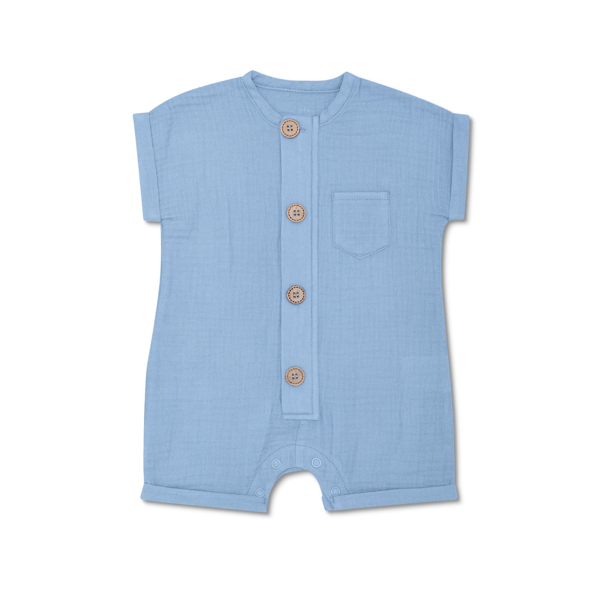 Muslin Short Sleeve Romper