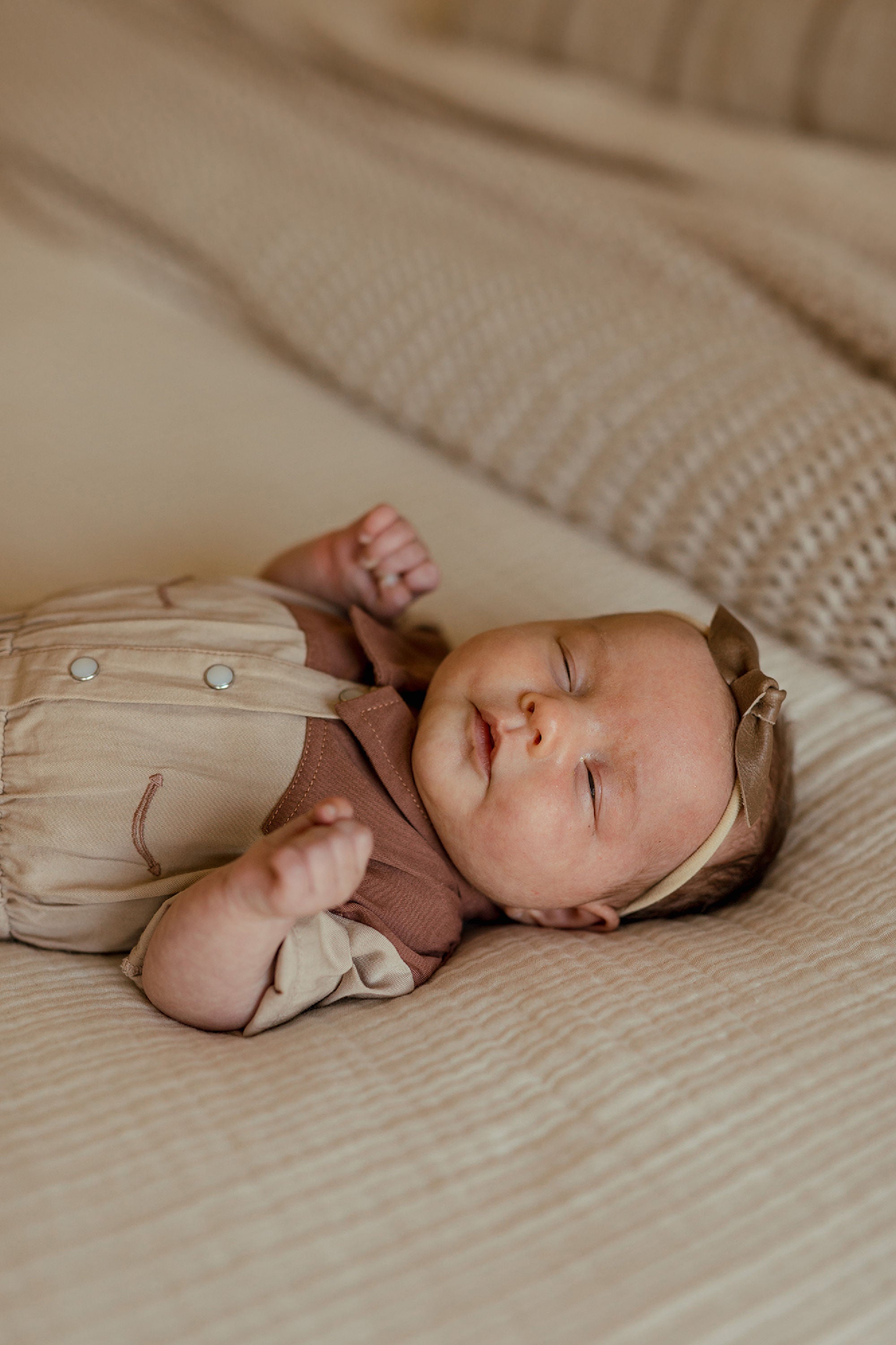 Oatmeal | Organic Western Romper