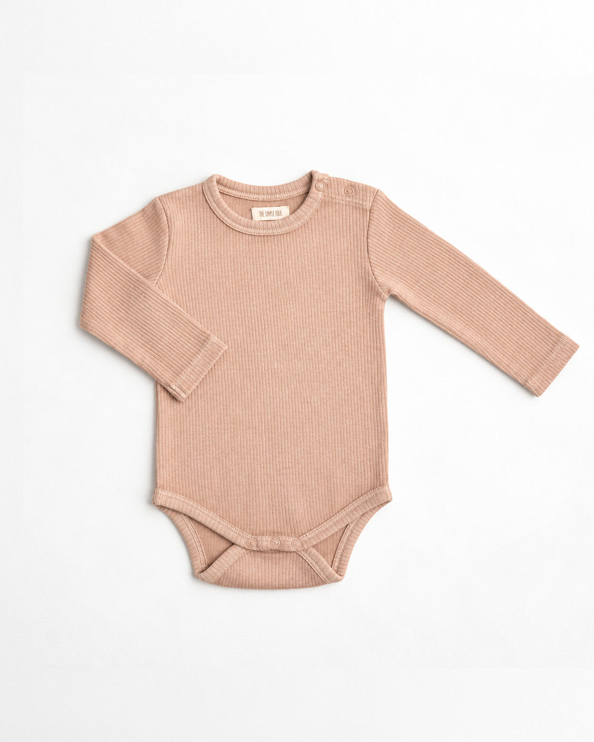 The Ribbed Long-Sleeve Onesie Baby