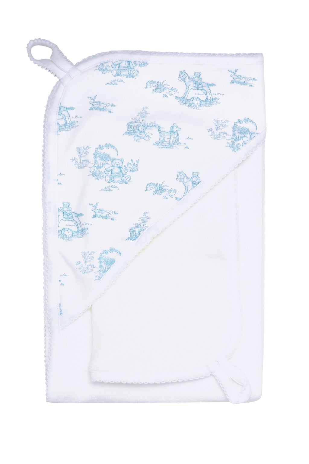 Toile Hooded Towel