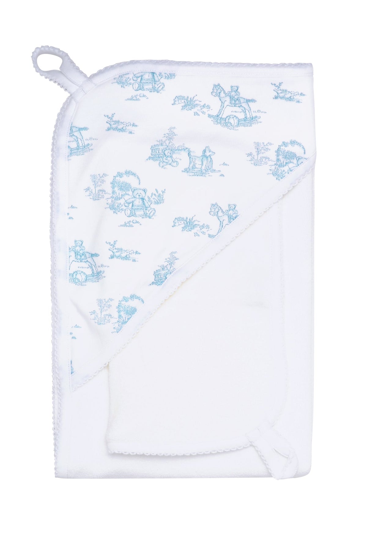 Toile Hooded Towel