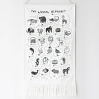 Animal Alphabet Tapestry