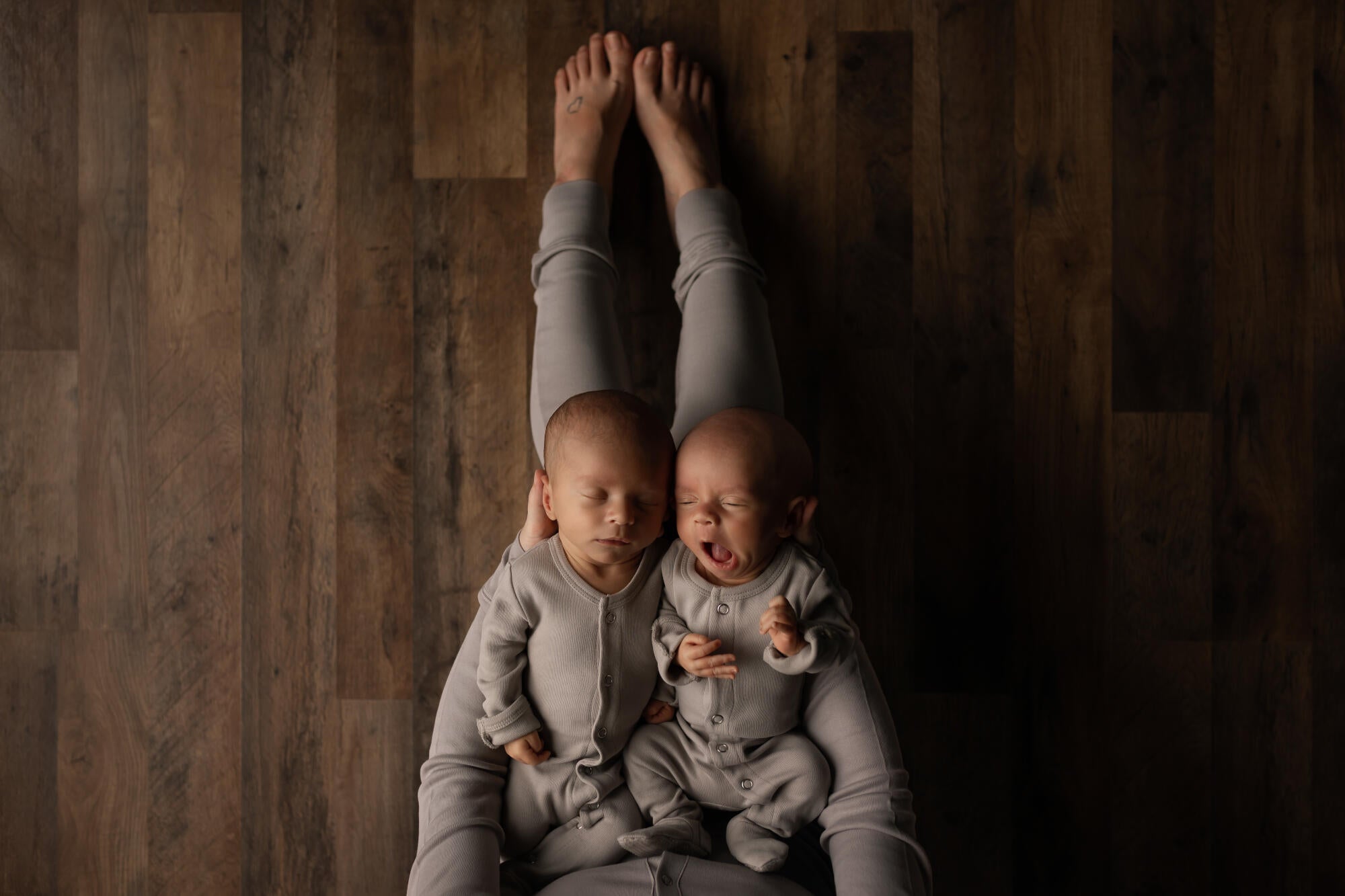 Mommy & Me Bundle in Light Gray