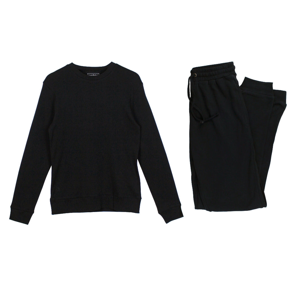 Women's Organic Comfy Crew & Jogger Set