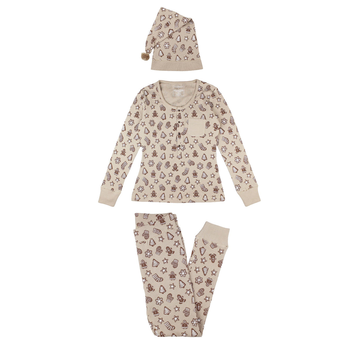 Women's Holiday Thermal PJ & Cap Set