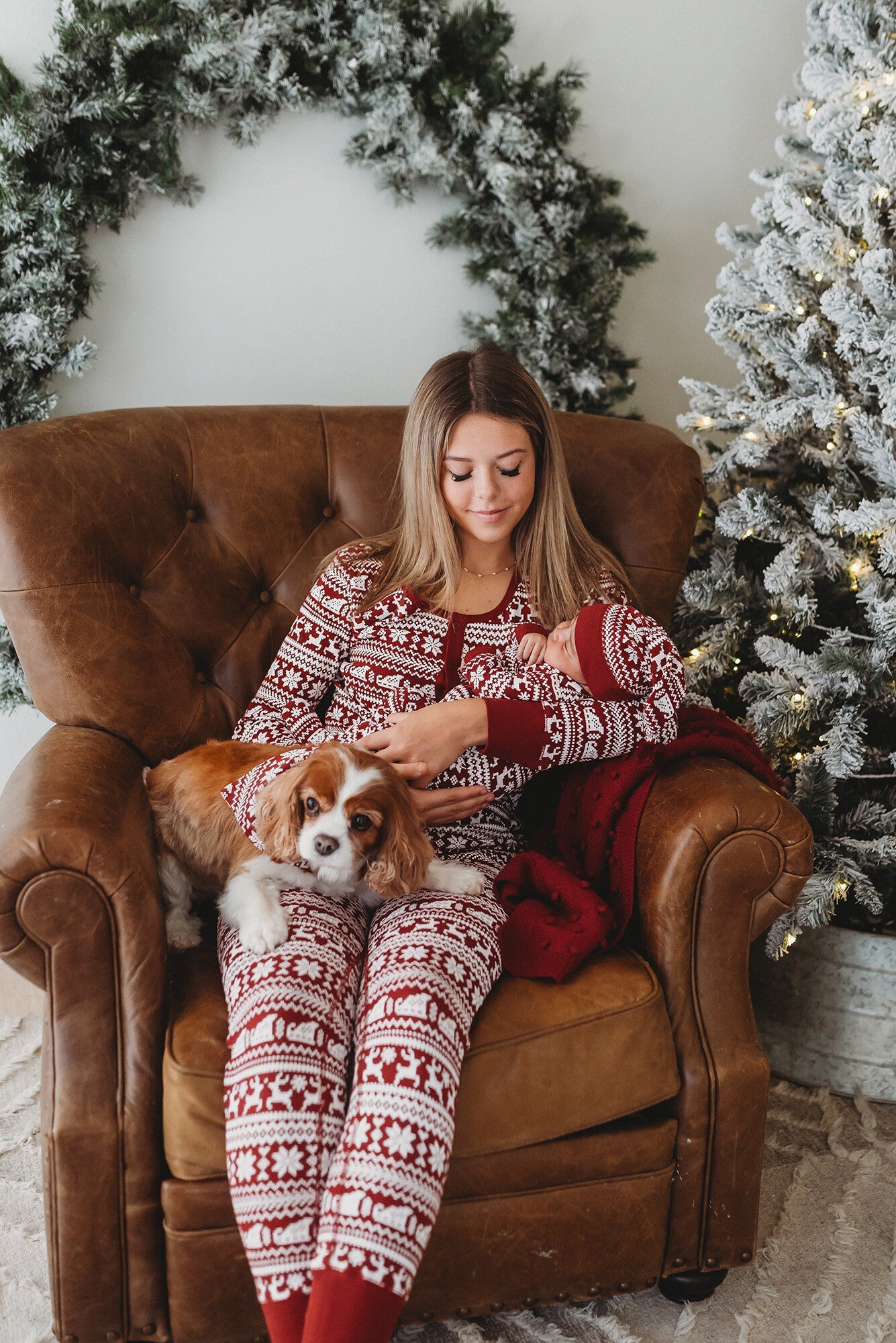 Women's Holiday Thermal PJ & Cap Set