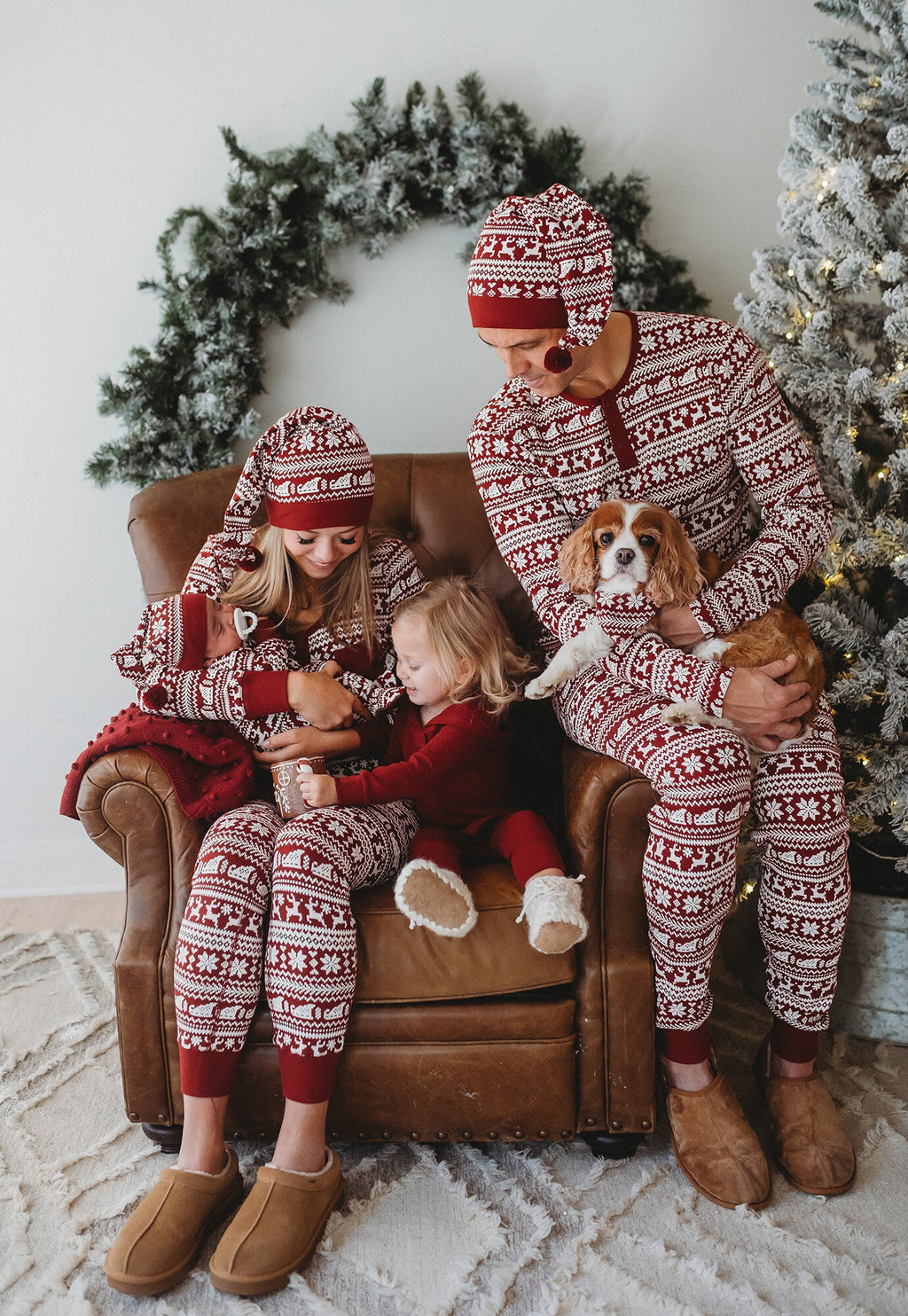 Women's Holiday Thermal PJ & Cap Set