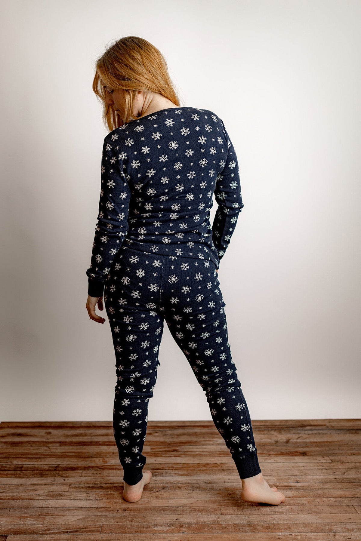 Women's Holiday Thermal PJ & Cap Set