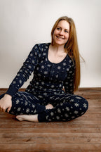 Women's Holiday Thermal PJ & Cap Set